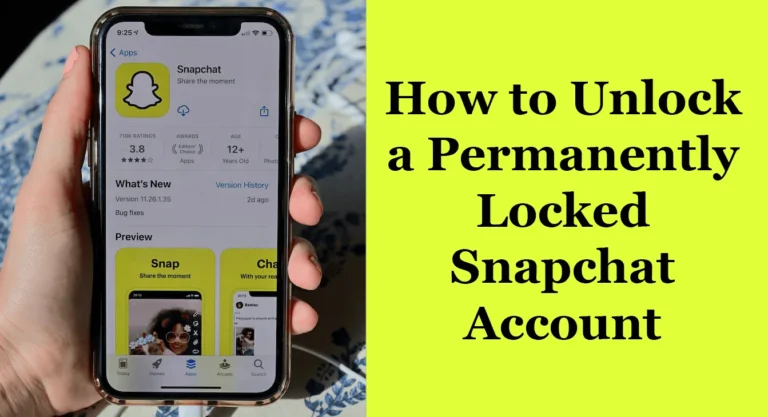 how to unlock a permanently locked snapchat account
