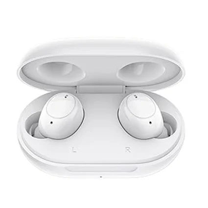 oppo wireless bluetooth earphone in white color
