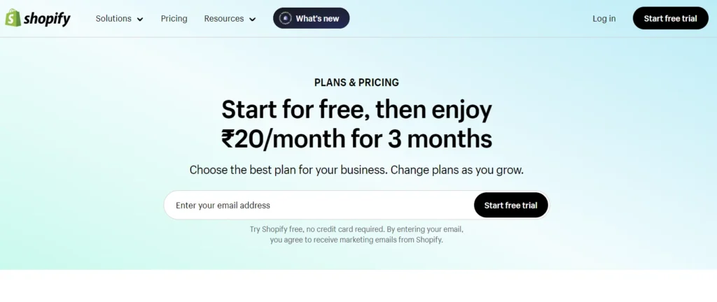 Shopify store for Dropshipping in India in 2024