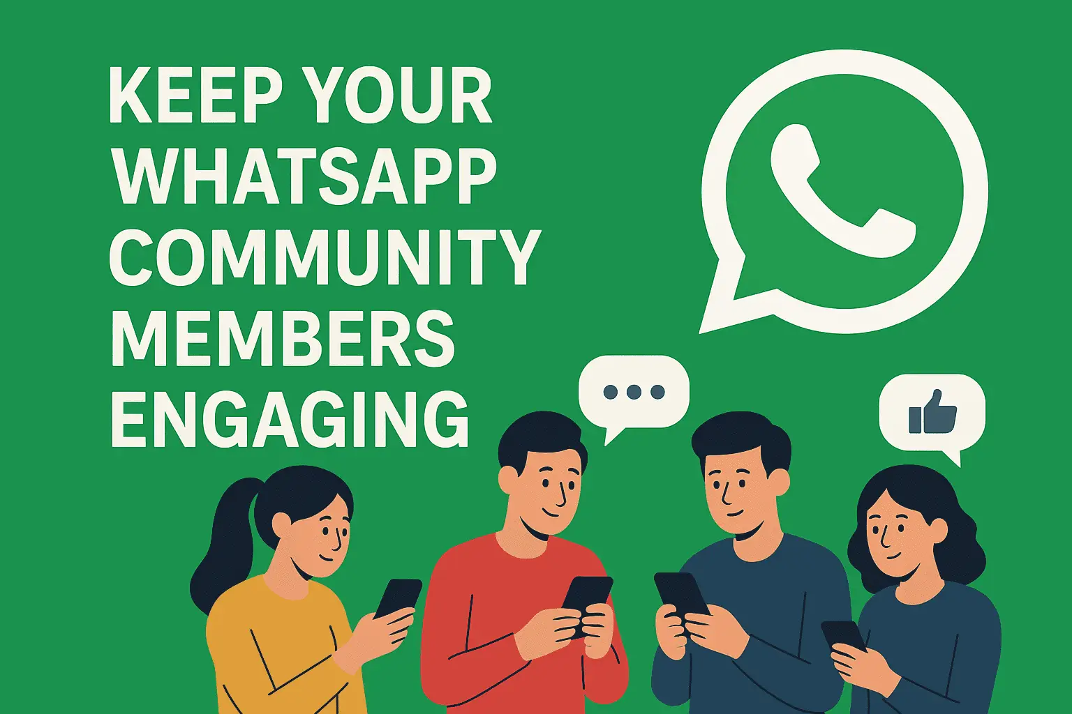 How to Keep Whatsapp Community Members Engaging | Secret Tips